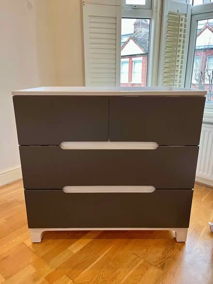 Photo of free Gorgeous baby changing table and drawers (cost £400 new) (Fulham Palace Rd W6) #1