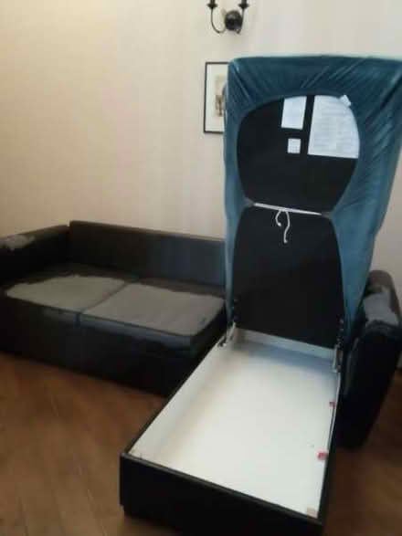 Photo of free Sofa bed, chaise r/h side+storage (Battersea SW8) #2