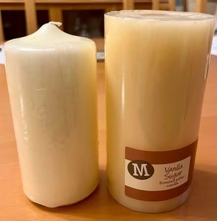 Photo of free Two pillar candles (Odd Down) #1