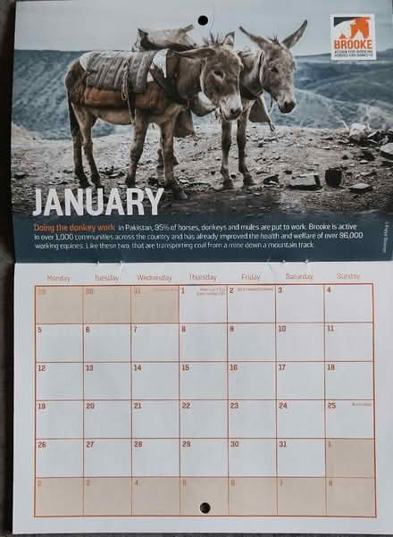 Photo of free 2026 wall calendar (Claverton) #2