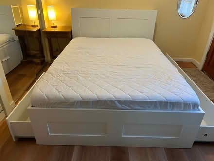 Photo of free Queen IKEA bed w/o mattress (Dimond district in Oakland) #1
