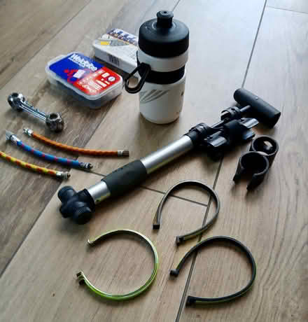 Photo of free Bicycle Pump, Tools and Clips (Leytonstone E11) #2