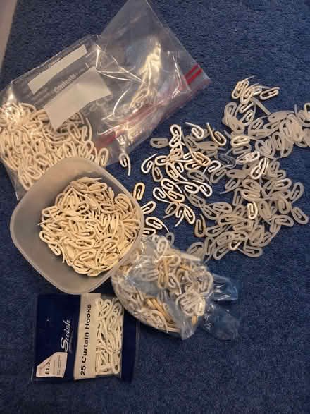 Photo of free Curtain hooks and track fittings (Barkingside IG5) #1