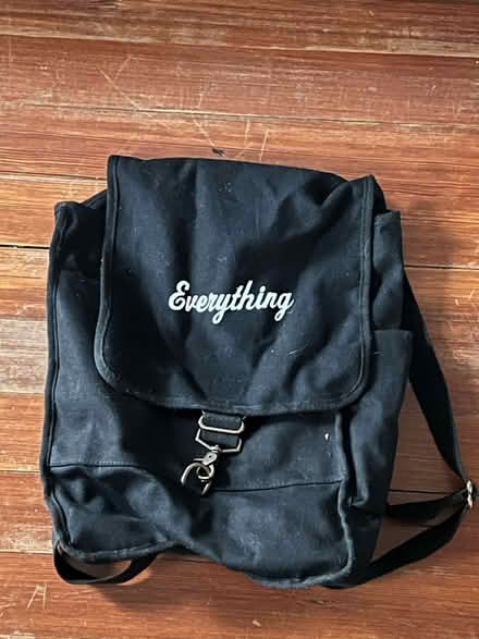 Photo of free Black canvas backpack (Magoun sq) #1