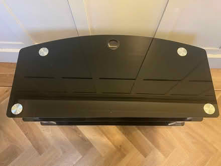 Photo of free Black Silver Glass TV Stand (Headingley LS4) #4