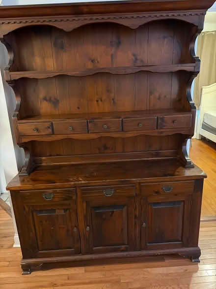 Photo of free Solid pine Hutch (Hartsdale) #1