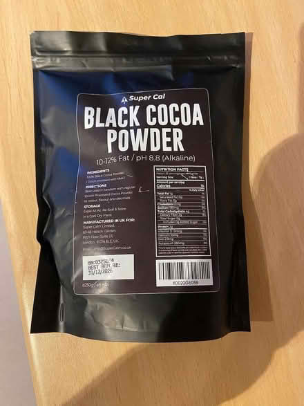 Photo of free Black Cocoa Powder open packet (Dyke Road area BN3) #1