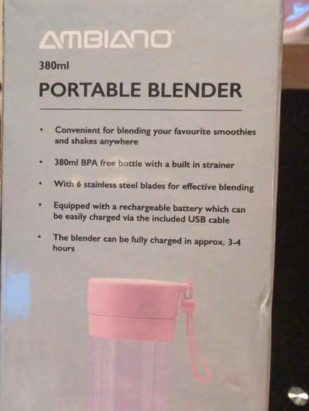 Photo of free Portable blender (Skipton BD23) #3