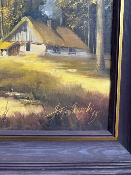 Photo of free Vintage Landscape Painting #2 (Rego Park) #3