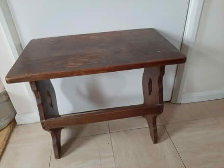Photo of free Wooden side table (Carlton) #1