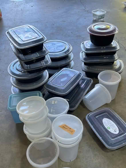 Photo of free Lots of containers (Prospect and DeAnza) #1