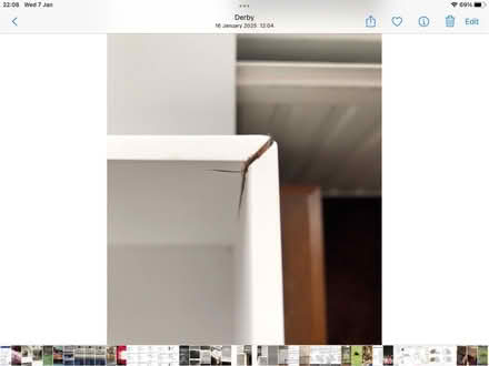 Photo of free Glossy White storage box. (Littleover DE23) #4