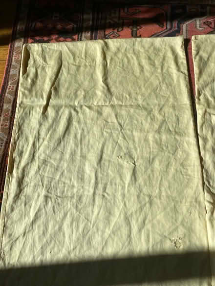 Photo of free Cotton satin pillowcases as is (Ashby & Sacramento) #1