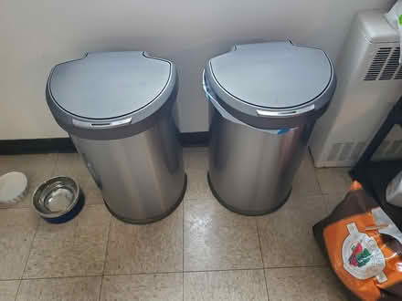Photo of free two automatic kitchen trash baskets (Vassar College campus) #1