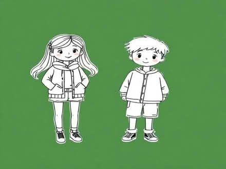 Photo of girls clothes age 13 to 14 years and boys age 8 to 9 years (Woodhouses M33) #1