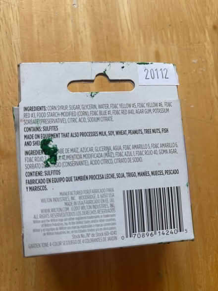 Photo of free Wilton Icing Colors (Columbia, MD) #3