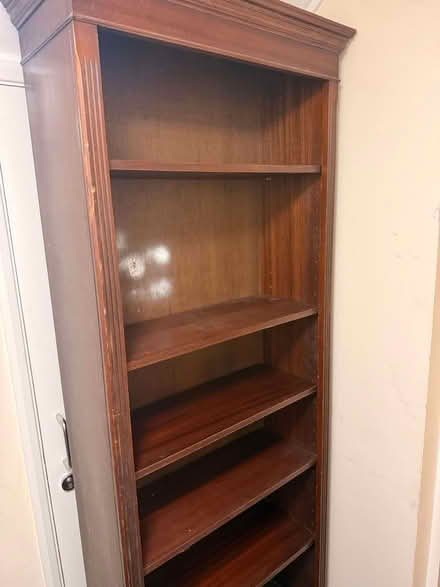 Photo of free Tall wood book shelve (GL51) #3