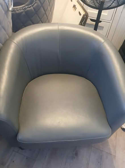 Photo of free Grey tub chairs x2 (Great missenden HP16) #1
