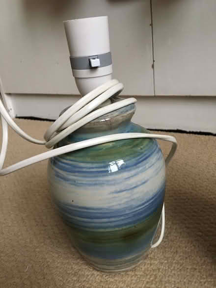 Photo of free Two ceramic table lamps (no shades) (Bounds Green N11) #2
