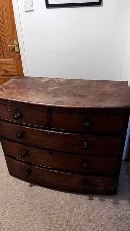 Photo of free Mahogany chest of drawers (Wheathampstead AL4) #1