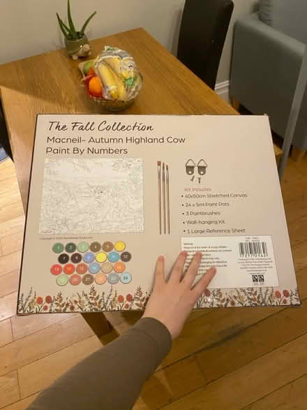 Photo of free cows paint by numbers (SW193TA) #1