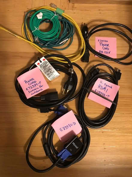 Photo of free Power cords and data cables (Sacramento - Edison Ave/Fulton) #1