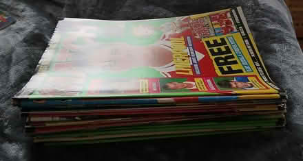 Photo of free 27 copies of Shoot & Match football comics mid-1990s (South Croydon CR2) #2