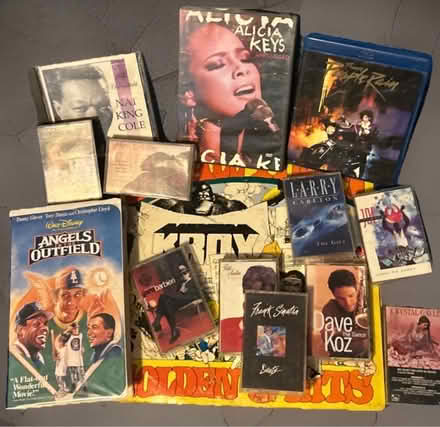 Photo of old vhs and dvd (Bristow) #1