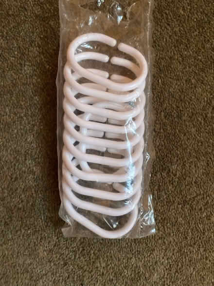Photo of free 10 Shower Curtain Rings (Benslow SG4) #1