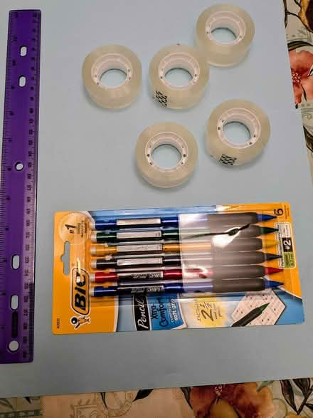 Photo of free Mechanical pencils, rolls of tape (W section, Bowie) #1