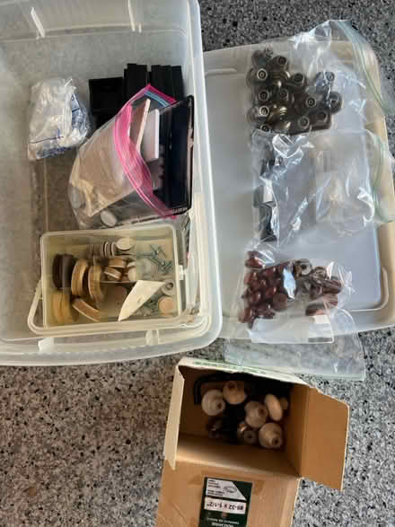 Photo of free Misc door/drawer knobs, hardware (Harbor Bay) #1