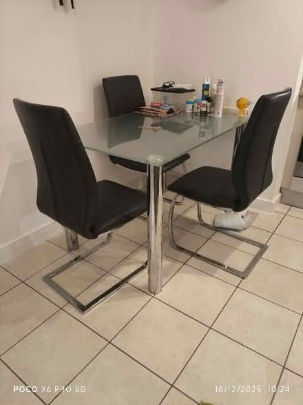 Photo of free Dining chairs, bed frame (City Centre NR2) #1