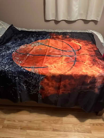 Photo of free Basketball shower curtain (Lagrange) #1