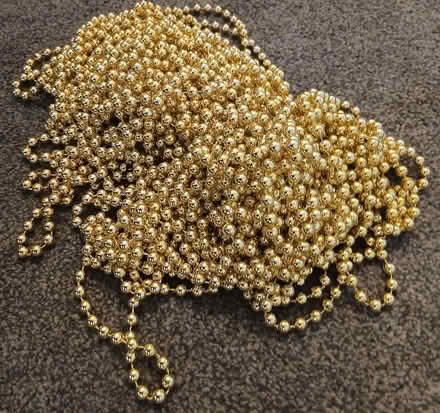 Photo of free Gold Colour Bead Rope (Tyseley B11) #2