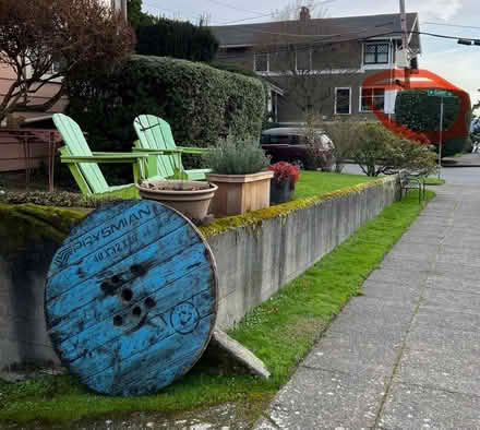 Photo of free Killer Blue Industrial Spool Top (West Queen Anne) #4