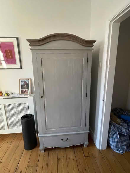 Photo of free Set of 2 blue hanging wardrobes (Romsey) #3