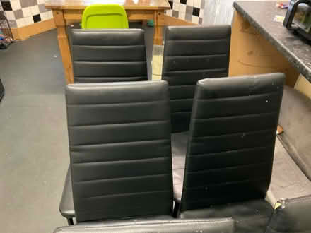 Photo of free Metal dining room chairs (E7) #3