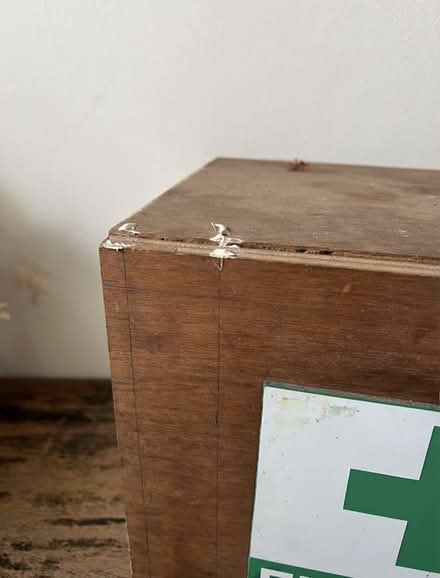 Photo of free Old wooden first aid box (Bromsgrove B61) #2