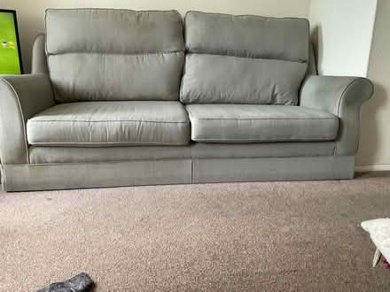 Photo of free 3 seater sofa in good condition with fire safety tags (South Queensferry EH30) #1