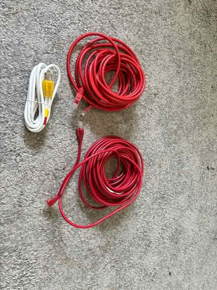 Photo of free 10m internet cable and a small cable (Netherfield, Kendal LA9) #1