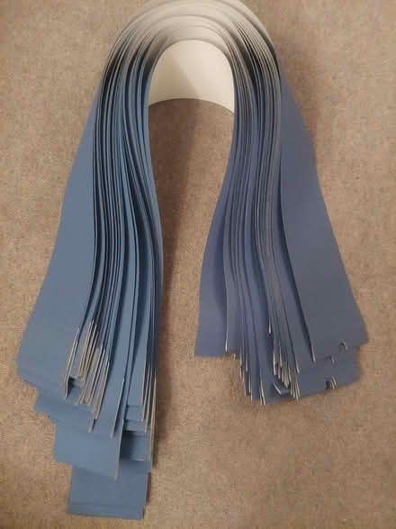 Photo of free Vertical blind slats, blue (Warwick CV34) #1