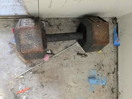 Photo of free 30lb dumbbell (Robbinsville) #1