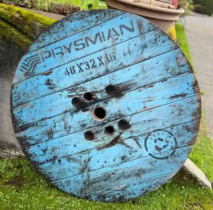 Photo of free Killer Blue Industrial Spool Top (West Queen Anne) #1