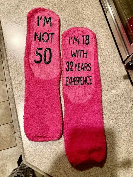 Photo of free 50 BDay Socks (brand new) (Belmont, MA) #1