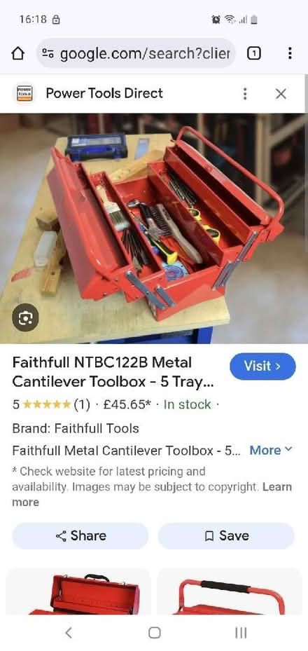 Photo of Tool box (Walworth SE17) #1