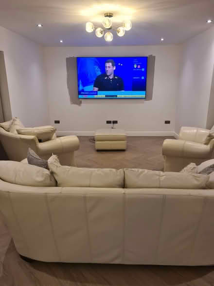 Photo of free Italian leather sofa & armchairs (Heaton BL1) #3