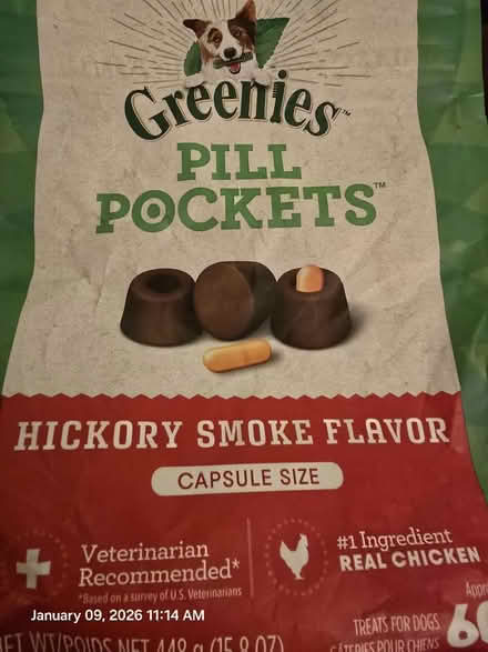 Photo of free Greenies pill pockets, smoke flavor (WLA/Westwood) #1