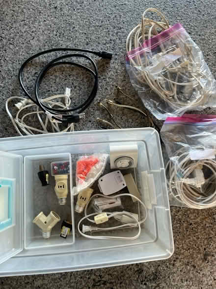 Photo of free Misc electrical cords, timers, etc (Harbor Bay) #1