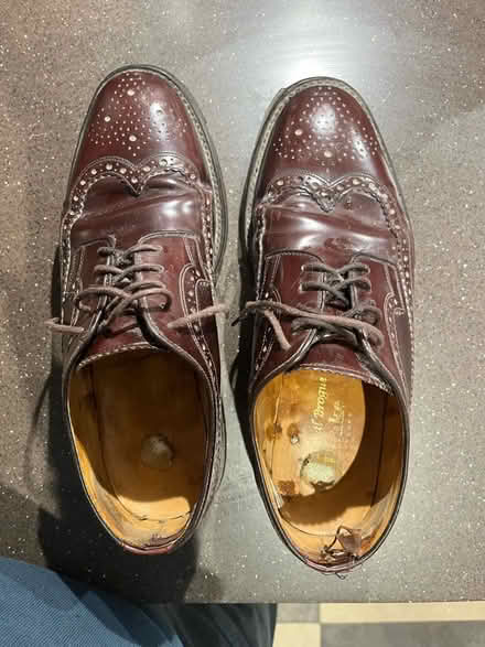 Photo of free Size 7 men’s Loake Royal Brogue shoes - ox-blood / burgundy colour (Brighouse HD6) #2