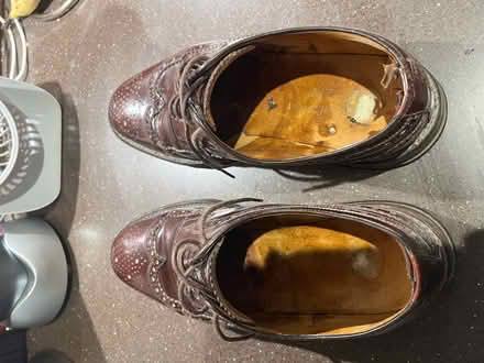 Photo of free Size 7 men’s Loake Royal Brogue shoes - ox-blood / burgundy colour (Brighouse HD6) #3